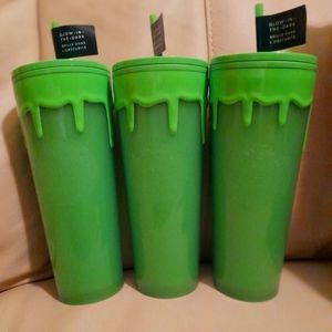 Limited Edition Starbucks Glow in the dark Slime Cup